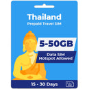 Thailand Data SIM | 5GB-50GB