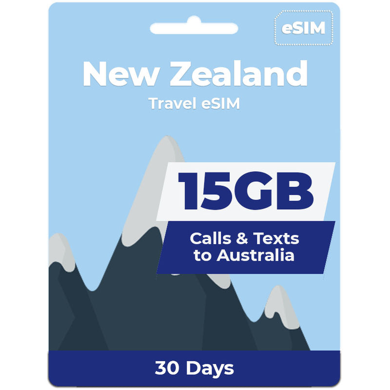 New Zealand eSIM | 30 Day | 15GB