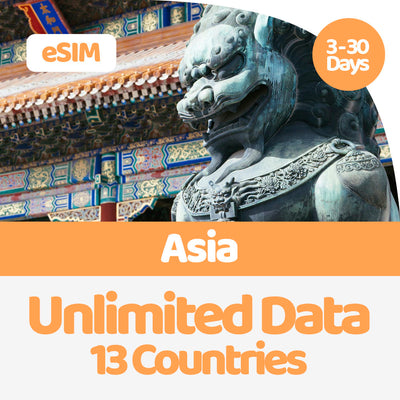 Asia eSIM | Unlimited Data