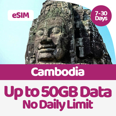 Cambodia eSIM | 5GB-50GB