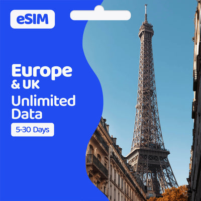 Europe eSIM | Unlimited Data