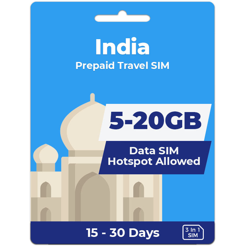 Buy India SIM Card | India Travel SIM Cards | Prepaid SIMs