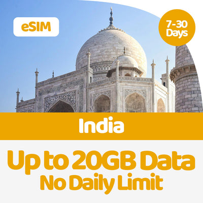 India eSIM | 5GB-50GB