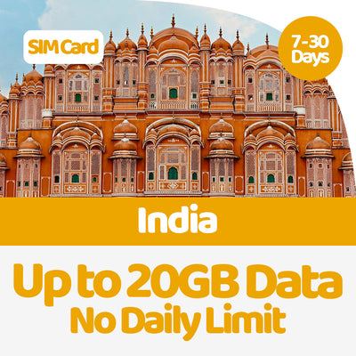 India Data SIM | 5GB-20GB