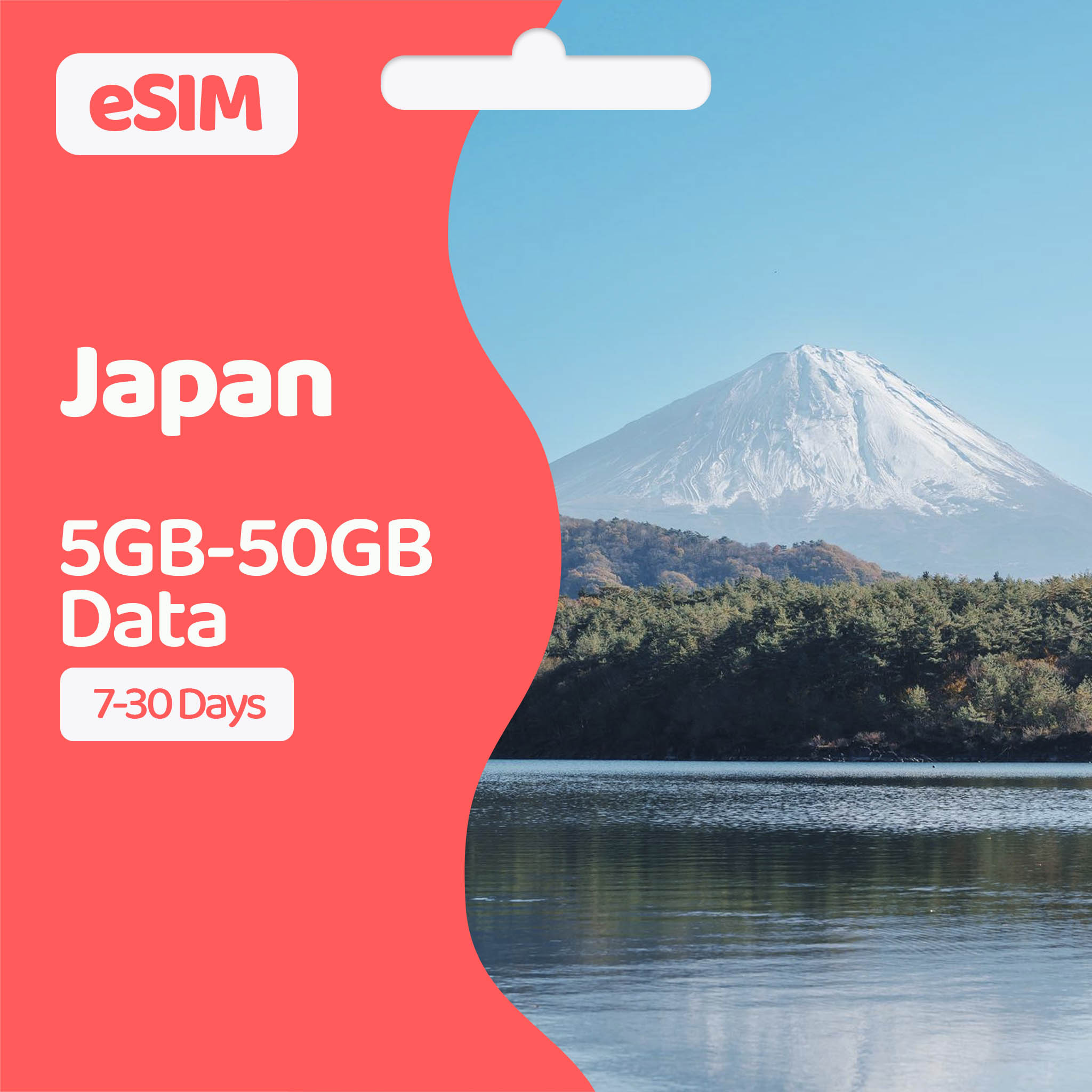 Japan eSIM for Tourists Up to 50GB Data | Prepaid SIMs
