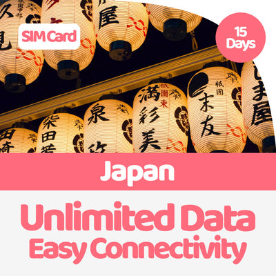 Japan Travel SIM Card | 15 Day | Unlimited Data