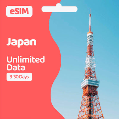 Japan eSIM | Unlimited Data