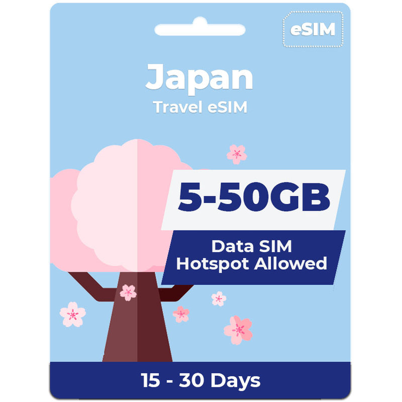 Japan eSIM | 5GB-50GB