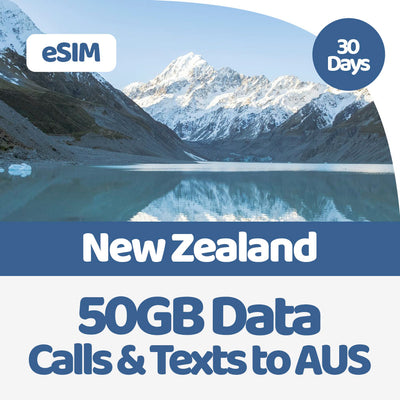 New Zealand eSIM | 30 Day | 50GB