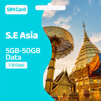 South East Asia Data SIM | 5GB-50GB