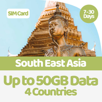 South East Asia Data SIM | 5GB-50GB