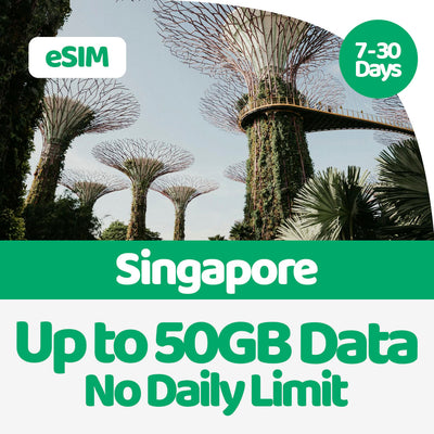 Singapore eSIM | 5GB-50GB