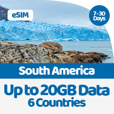 South America eSIM | 5GB-20GB
