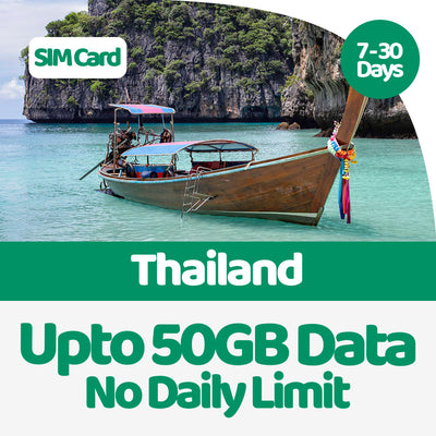 Thailand Data SIM | 5GB-50GB
