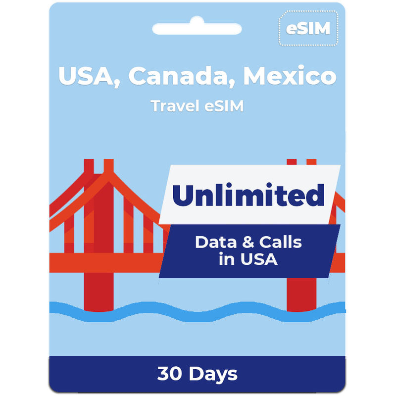 USA T-Mobile eSIM | 30 Day | Unlimited Data