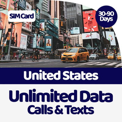 USA T-Mobile Travel SIM Card | 30 Day | Unlimited Data