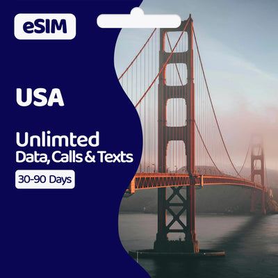 USA T-Mobile eSIM | 30 Day | Unlimited Data