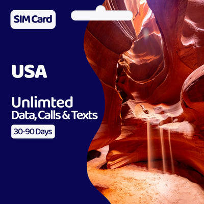 USA T-Mobile Travel SIM Card | 30 Day | Unlimited Data